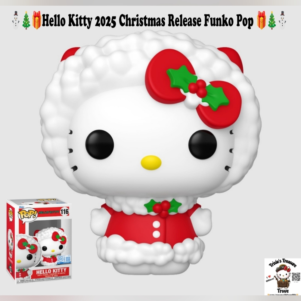 Hello Kitty 2025 Christmas Release Funko Pop